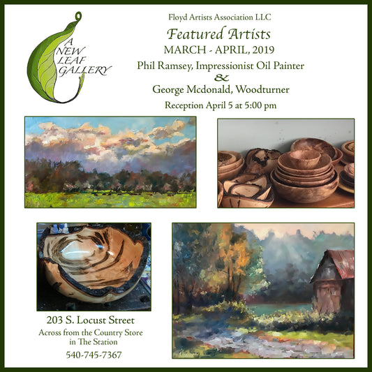 New Leaf Gallery features March, April Guest Artists