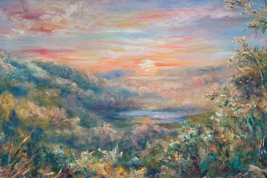 "Evening" by J K (Karen) Phillips Sewell, Fine Art Reproduction