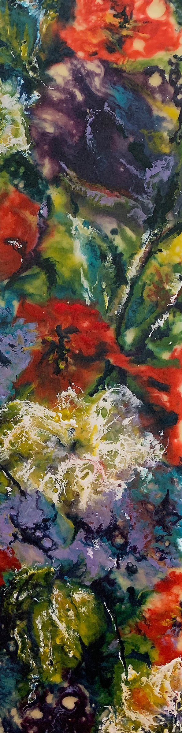 "Joyful #2" by J K (Karen) Phillips Sewell, Original Encaustics