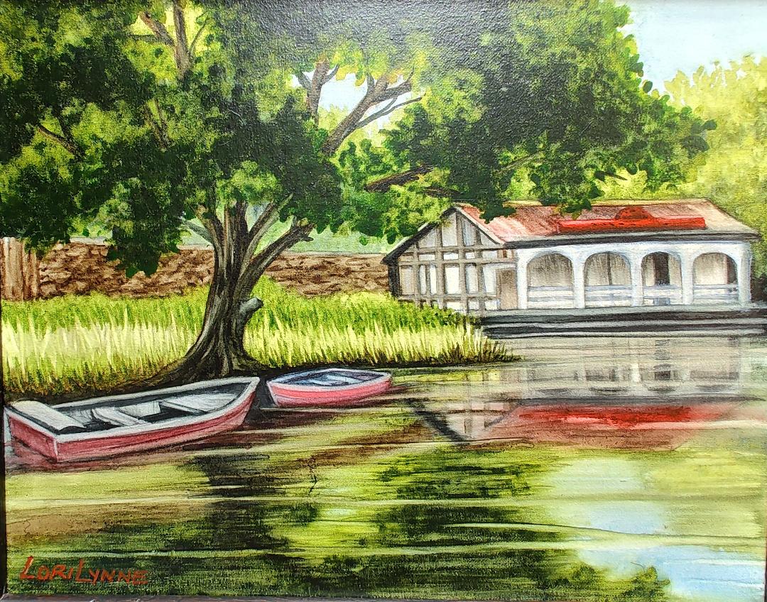 "On the Pond" by Lori Sutphin - Watercolor