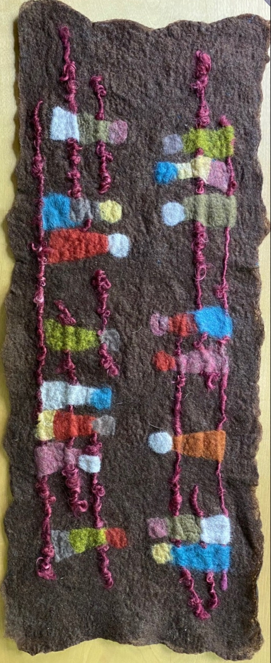 "Sisters" by Jenny Traynham - Textile Art
