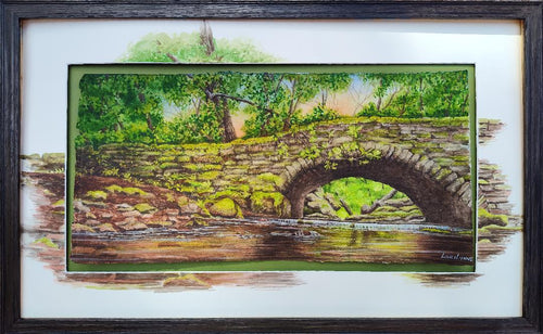 "Under the Bridge" by Lori Sutphin - Watercolor