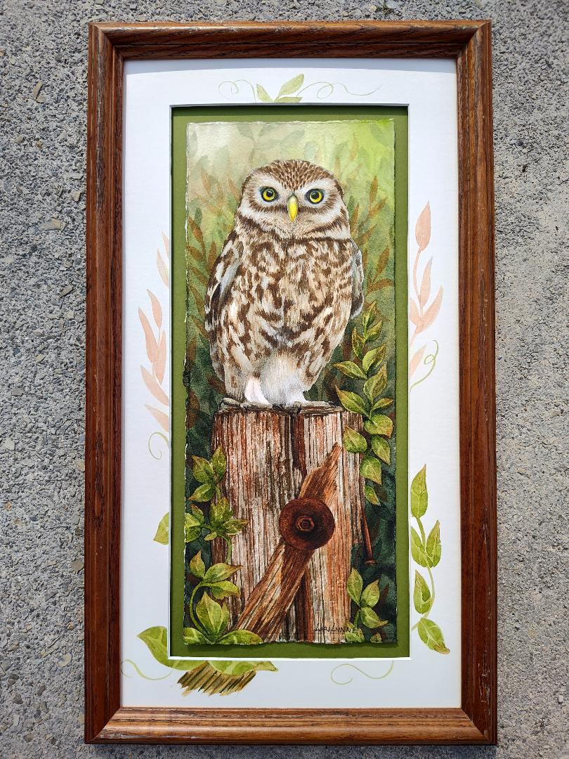 "You Lookin' at Me" by Lori Sutphin - Watercolor