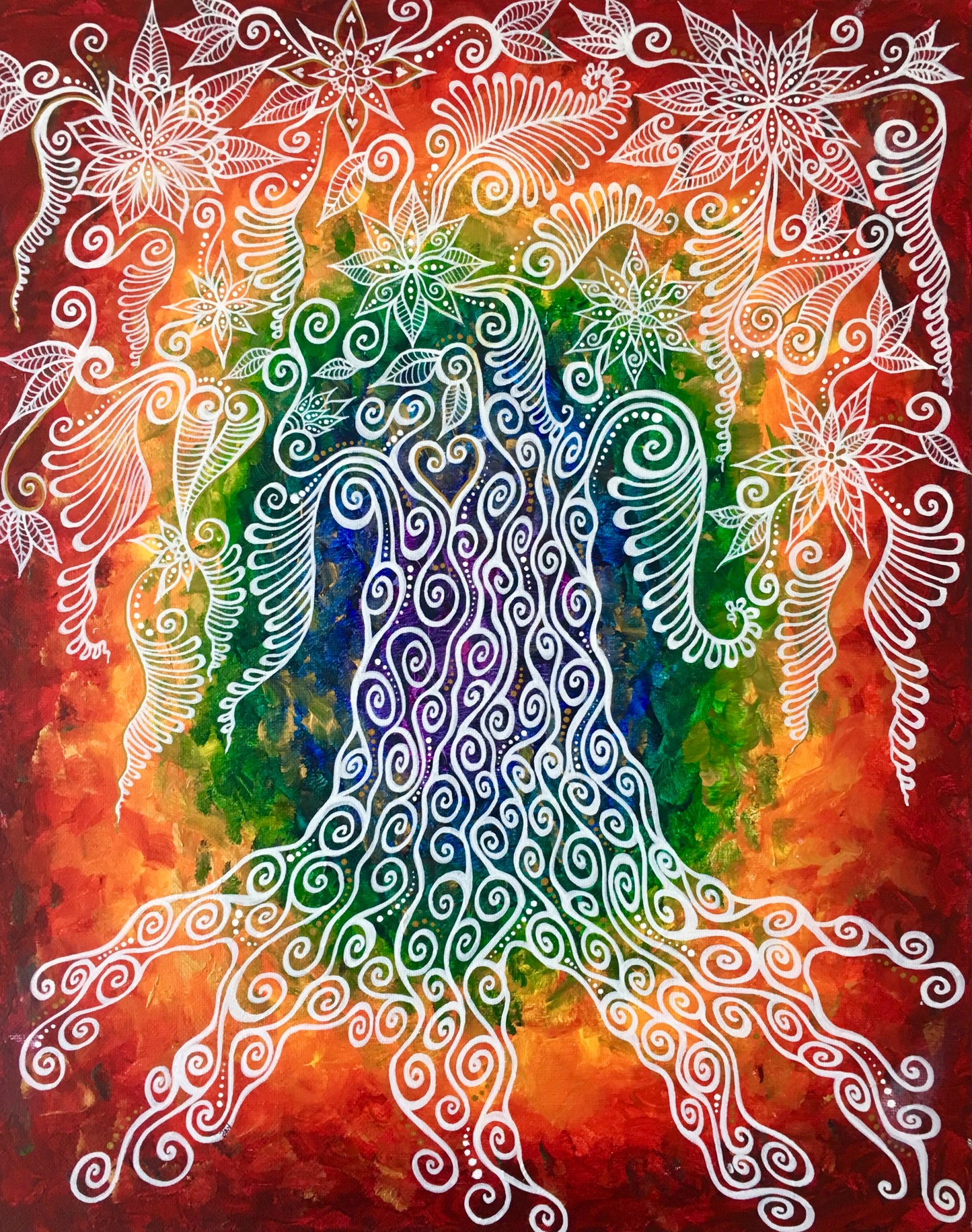 "Rainbow Spirit" by Bronwen Valentine - Reproduction