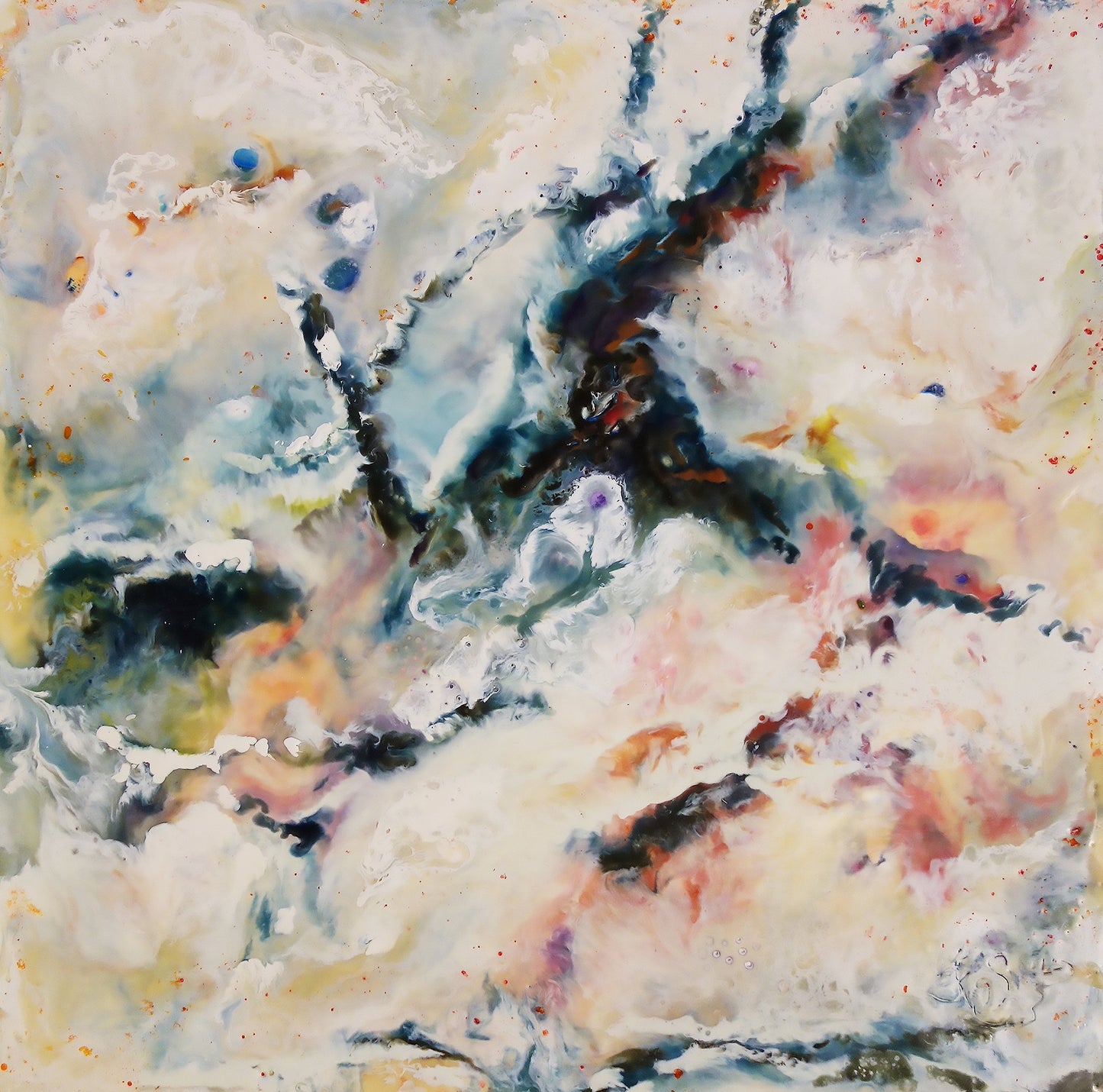 "A Tenuous Brumal Light" by J K (Karen) Phillips Sewell, Encaustics