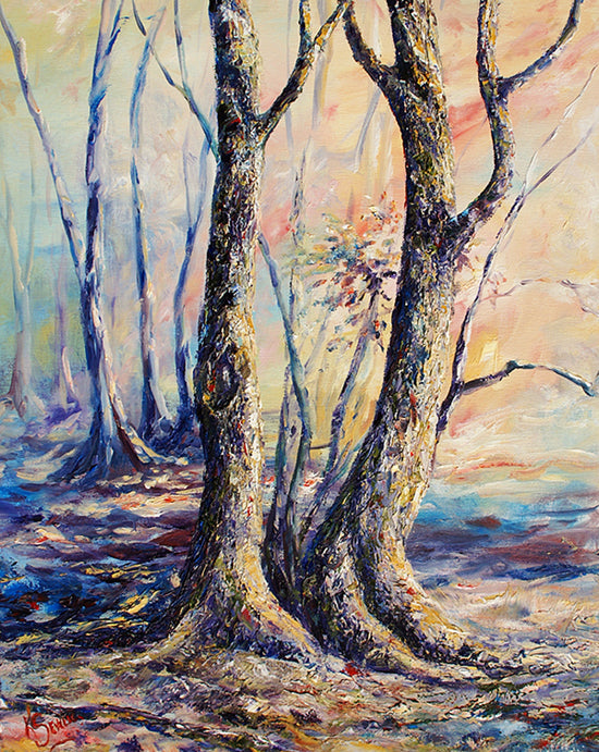 "Before We Dress" by J K (Karen) Phillips Sewell, Original Oil Painting
