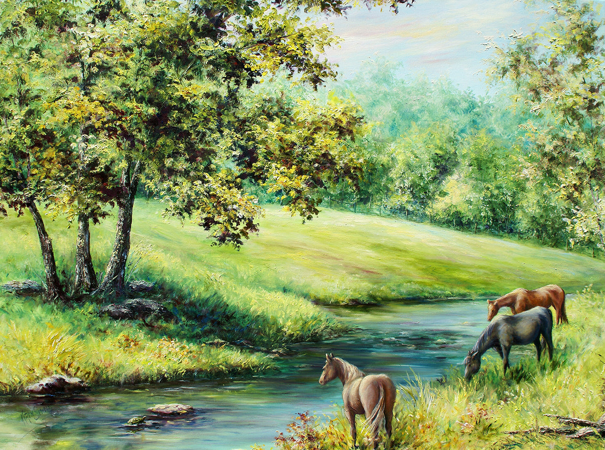 "Trespassers" by J K (Karen) Phillips Sewell, Fine Art Reproduction