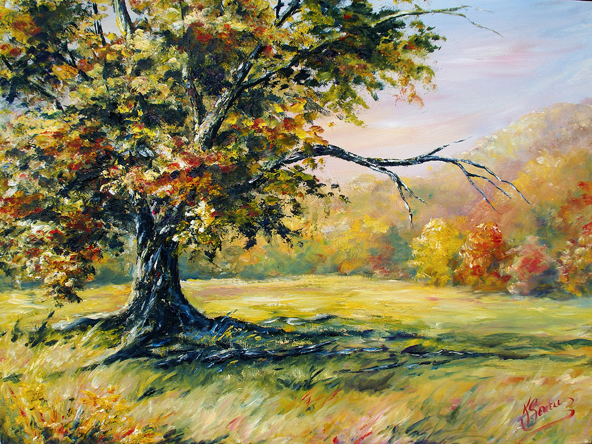"The Climbing Tree" by J K (Karen) Phillips Sewell, Fine Art Reproduction