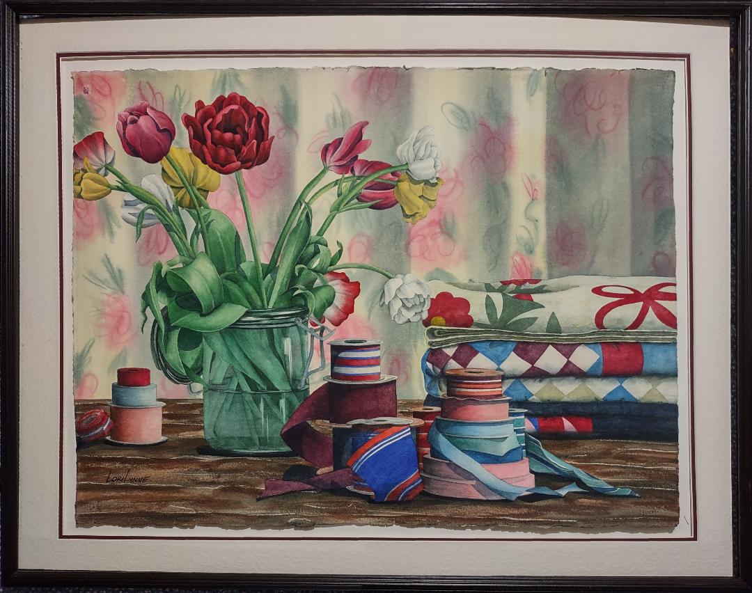 "Vintage Variety" by Lori Sutphin - Watercolor