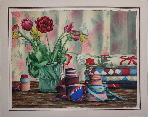"Vintage Variety" by Lori Sutphin - Watercolor