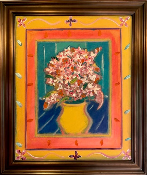 "Flowers 2023" by David Hall - Acrylic