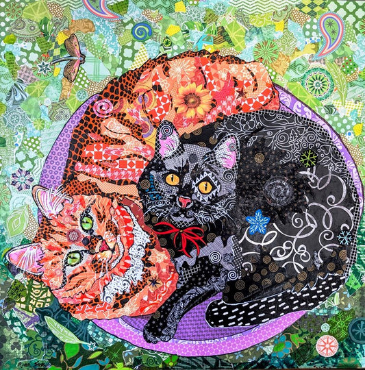 " Best Buds" by Raven Skye McDonough  Original Collage