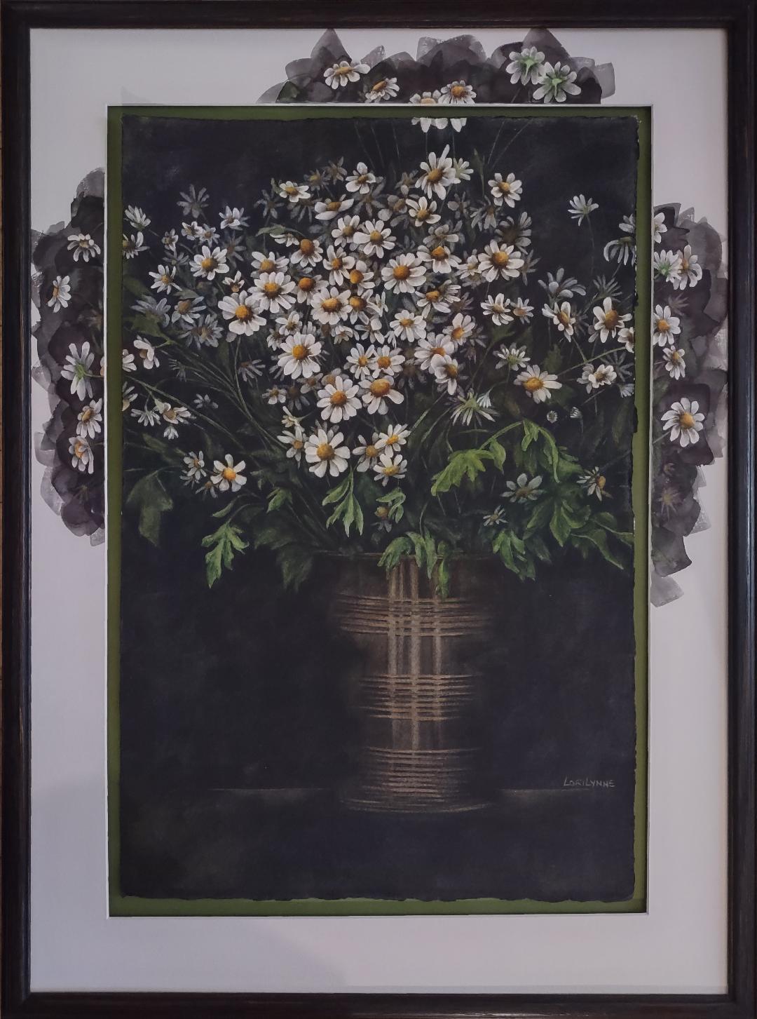 "Cheerfully Dark" by Lori Sutphin - Watercolor
