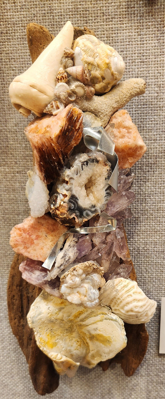 "Driftwood Blush" by Pam Goff-mixed media