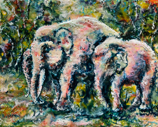 "Family" by J K (Karen) Phillips Sewell, Fine Art Reproduction