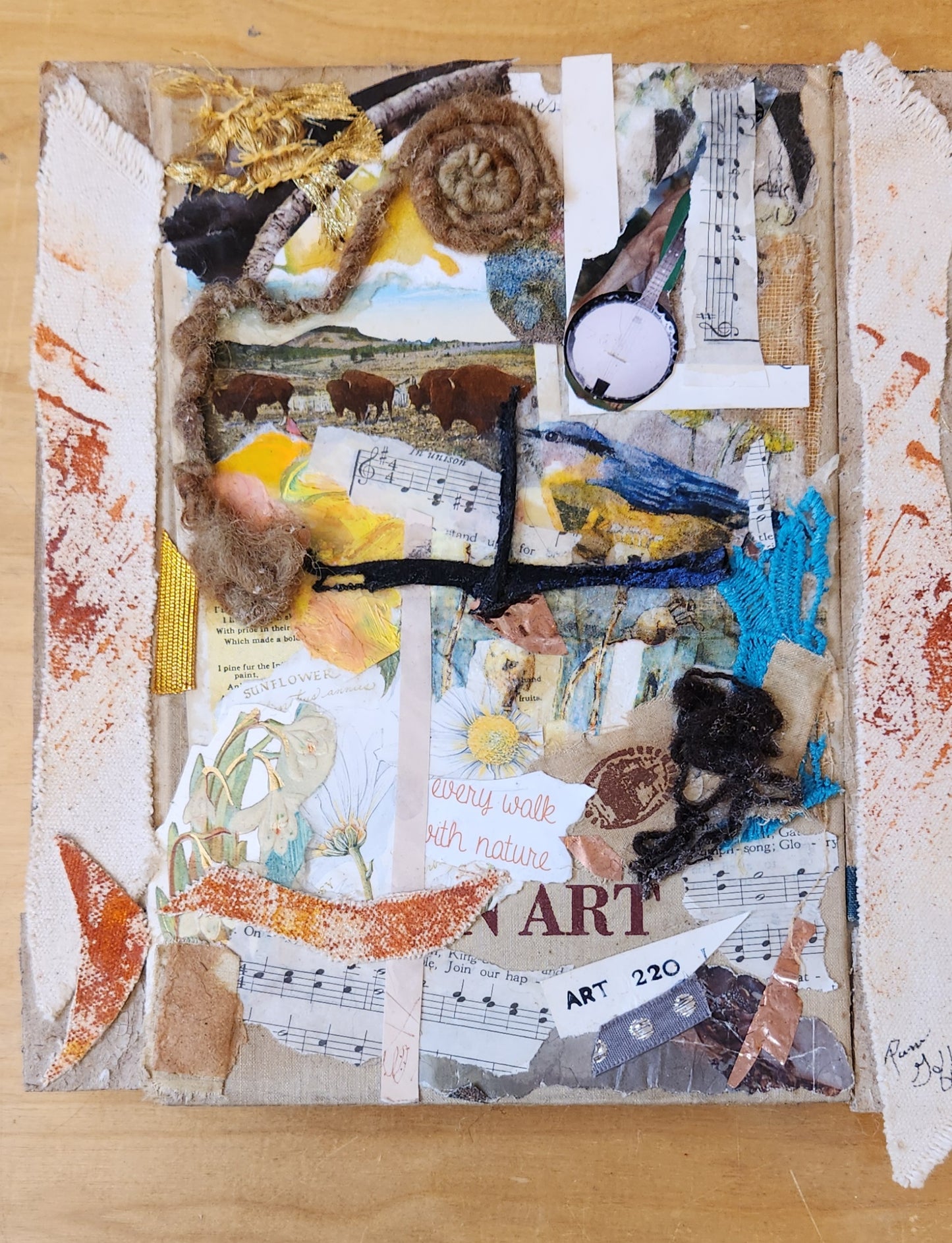 "Favorites in Floyd" by Pam Goff-Mixed Media