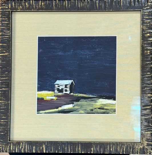 "Floyd County Cabin" by Ruth Lefko - Gouache Original
