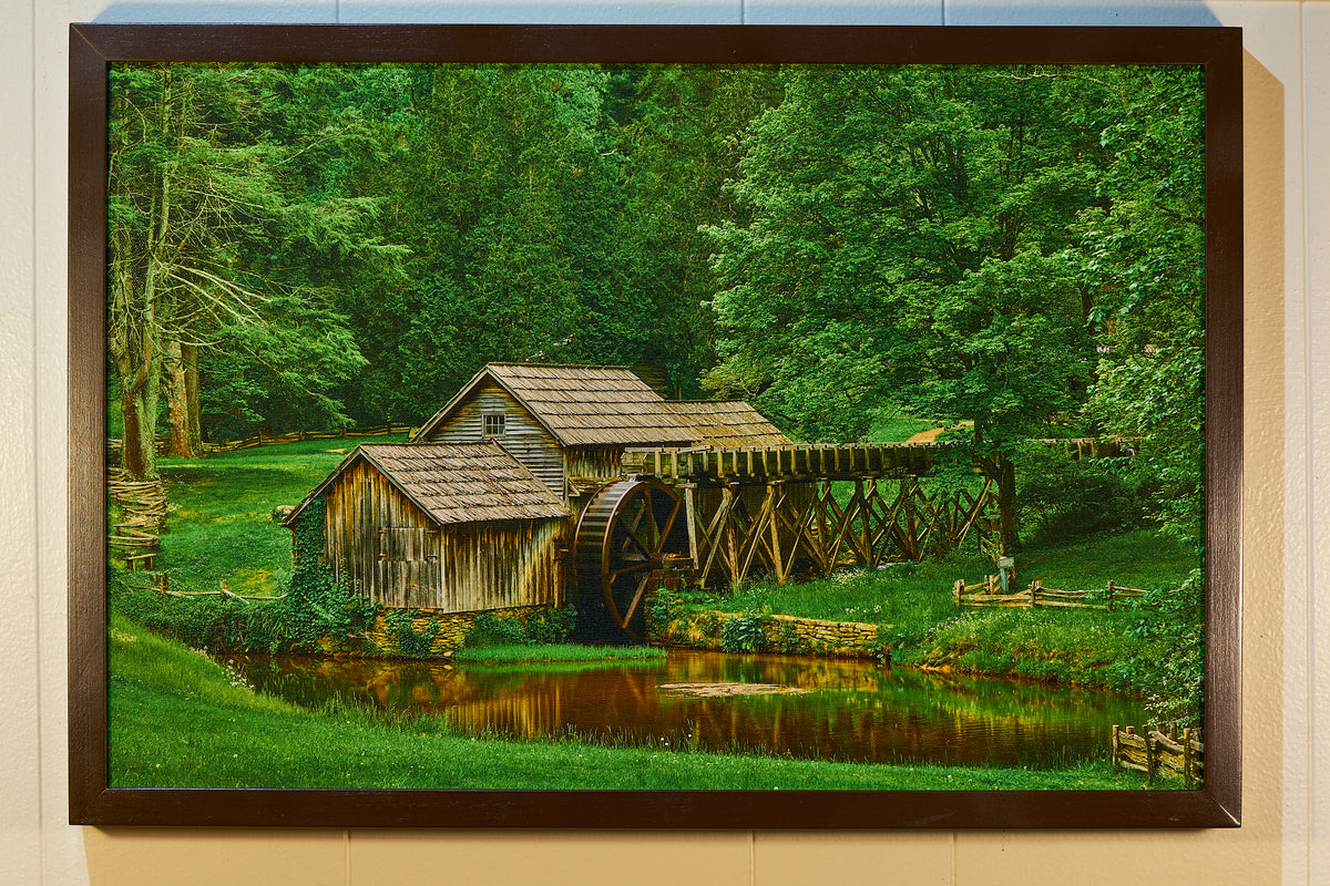 "Mabry Mill" by Joe Rees-Framed Canvas Print - Online