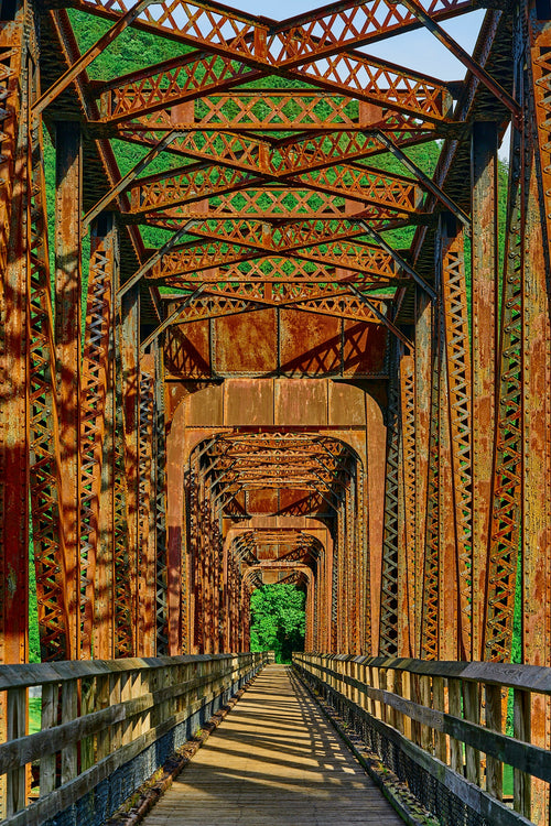 "New River Trail Bridge (Green)" by Joe Rees - Photography