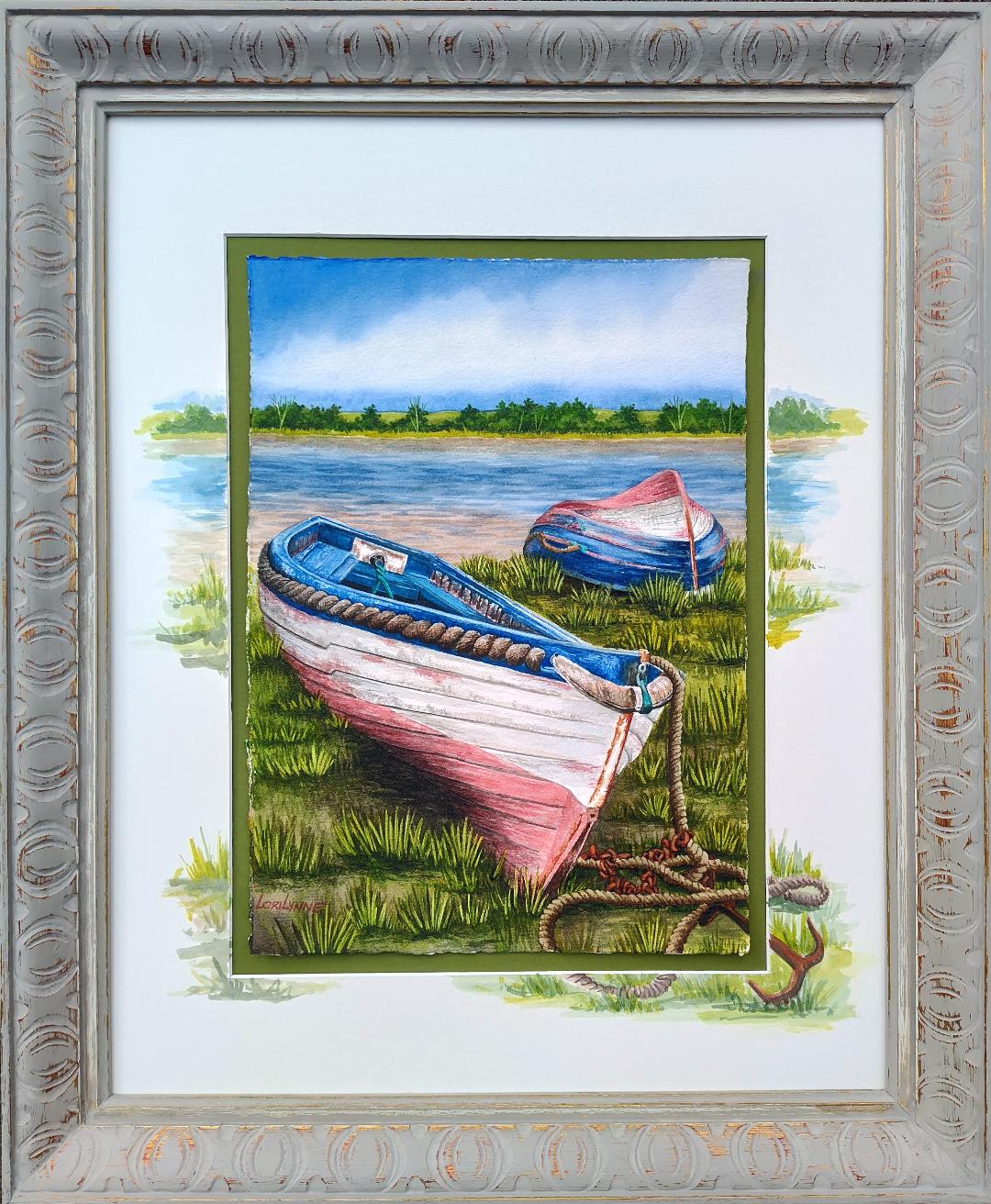 "On Shore" by Lori Sutphin - Original Watercolor