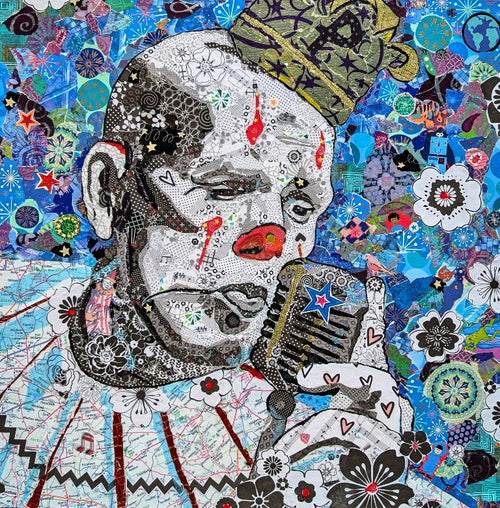 " Puddles Pity Party" By Raven Skye McDonough- Collage