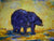 "Black Bears Eat Meat" by Jenny Traynham - Oil and Cold Wax