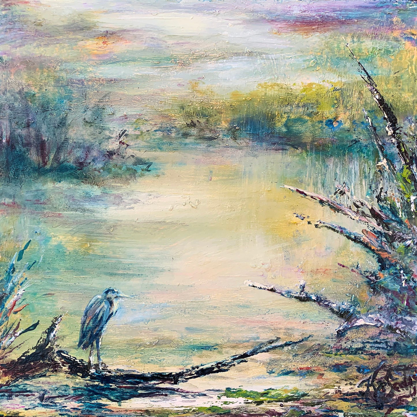"Stillness" by J K (Karen) Phillips Sewell, Oil