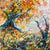 "The Ragged Path Back" by J K (Karen) Phillips Sewell, Original Encaustic