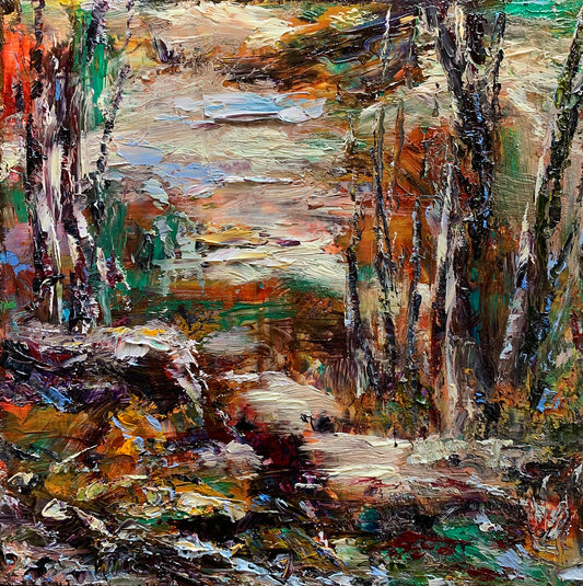 "There is Light Beyond Our Path" by J K Phillips Sewell, Oil