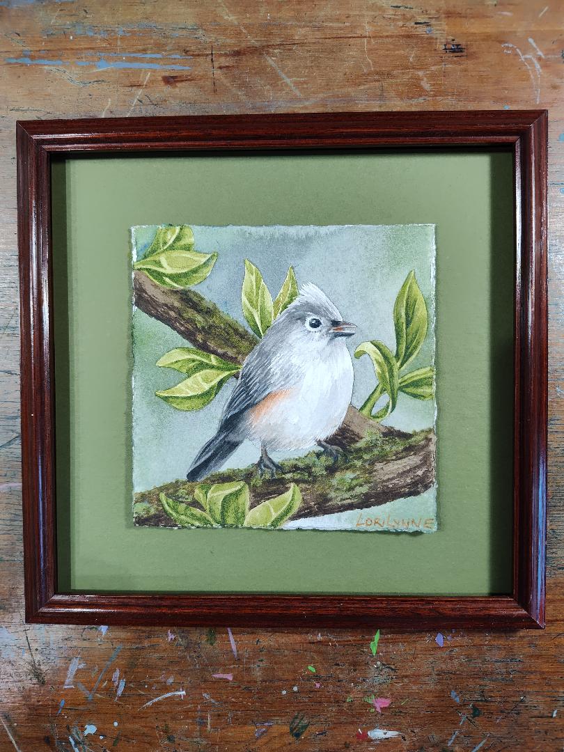 "Titmouse" by Lori Sutphin - Watercolor