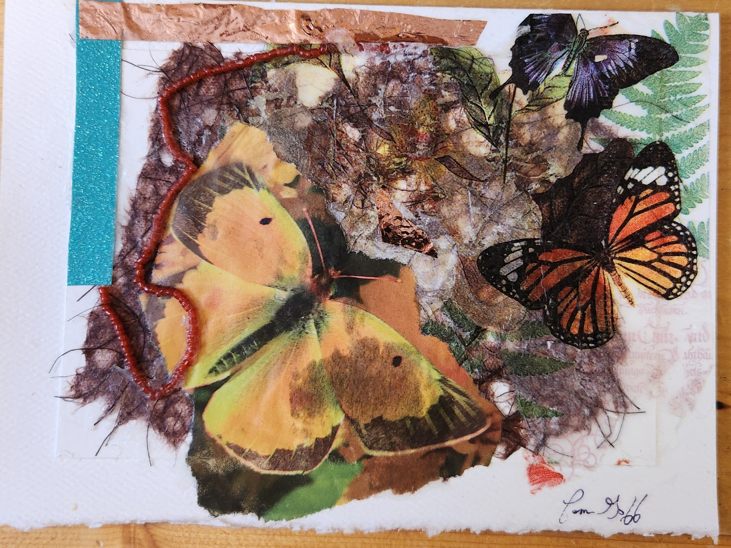 "Collage Cards" by Pam Goff-Mixed Media