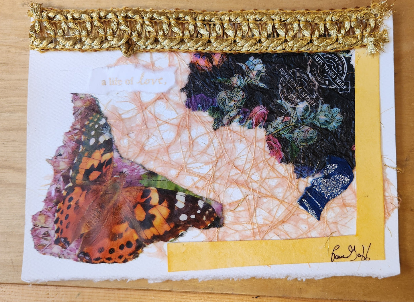 "Collage Cards" by Pam Goff-Mixed Media