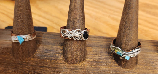 "Pam's Quirky Rings" by Pam Goff- Ring