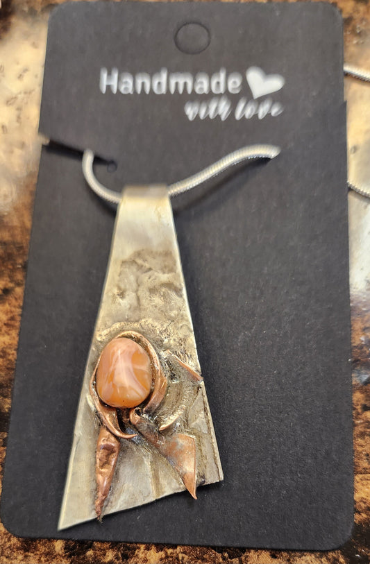 "Sterling Silver/Opal necklace" by Pam Goff-Jewelry