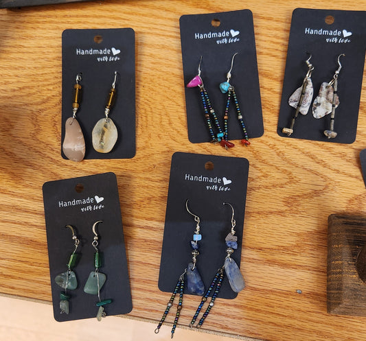 "Pam's Quirky Earrings" by Pam Goff-Earrings