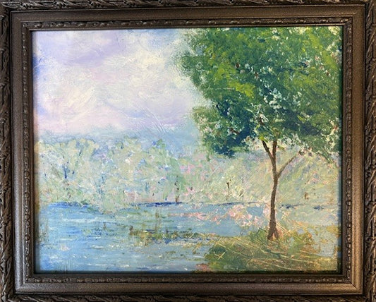 "Across the Water" by Linda Edlund acrylic