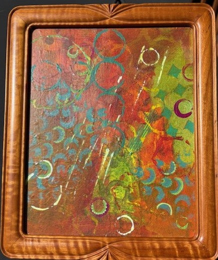 "Forward!" acrylic by Linda Edlund