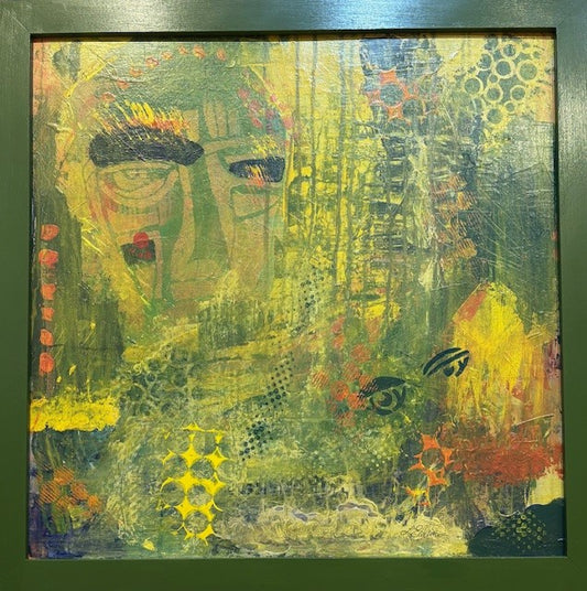 "Etched in Sunlight" acrylic by Linda Edlund