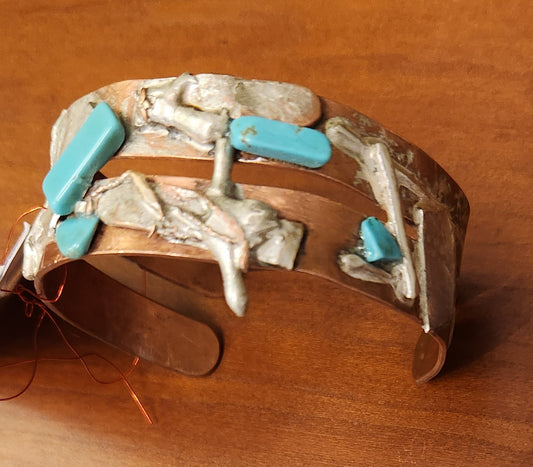 "Turquoise bracelet" by Pam Goff-Jewelry