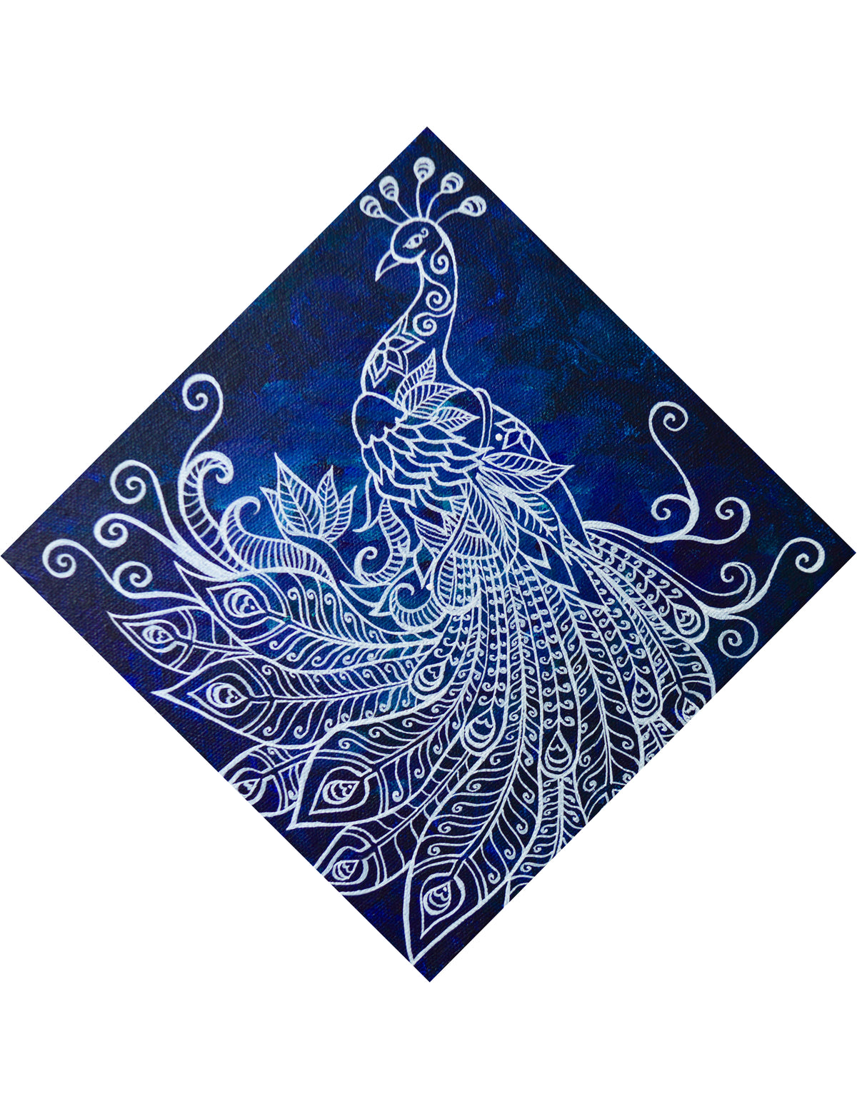 "Midnight Peacock" by Bronwen Valentine - Reproduction