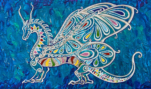 "Nixy's Dragon" by Bronwen Valentine - Reproduction