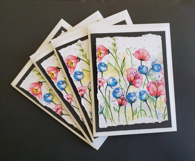 Handmade Note Cards 4 Pack - Selena Doolittle McColley