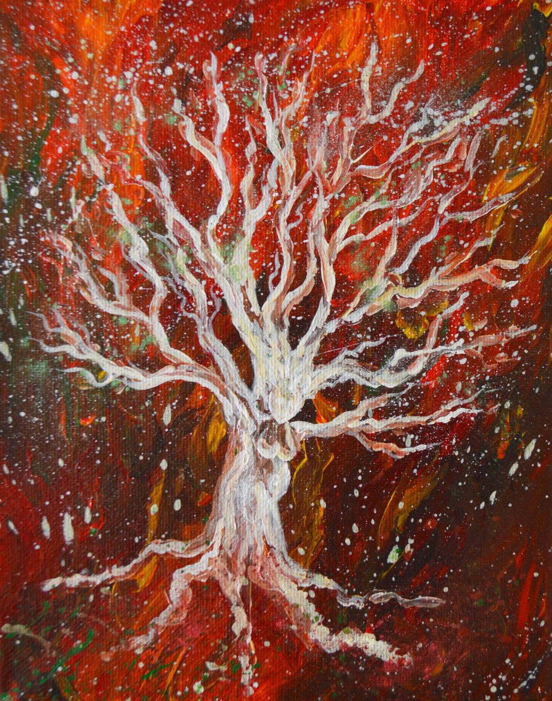 "Autumn Tree Spirit" by Bronwen Valentine - Reproduction