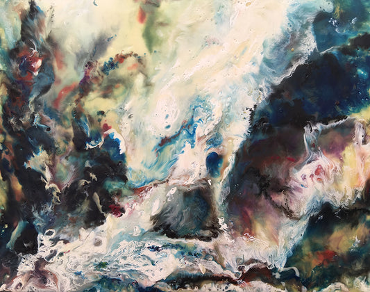 "Cascading" by J K (Karen) Phillips Sewell, Fine Art Reproduction