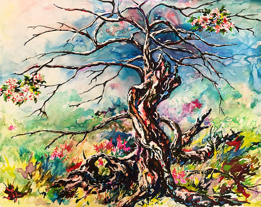 "Clinging to Life" by J K (Karen) Phillips Sewell, Fine Art Reproduction
