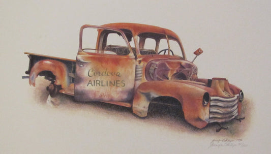 "Cordova Airlines" by Jennifer Carpenter - Reproduction