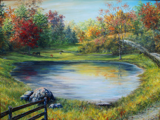 "Delks Beach Stables" by J K (Karen) Phillips Sewell, Fine Art Reproduction