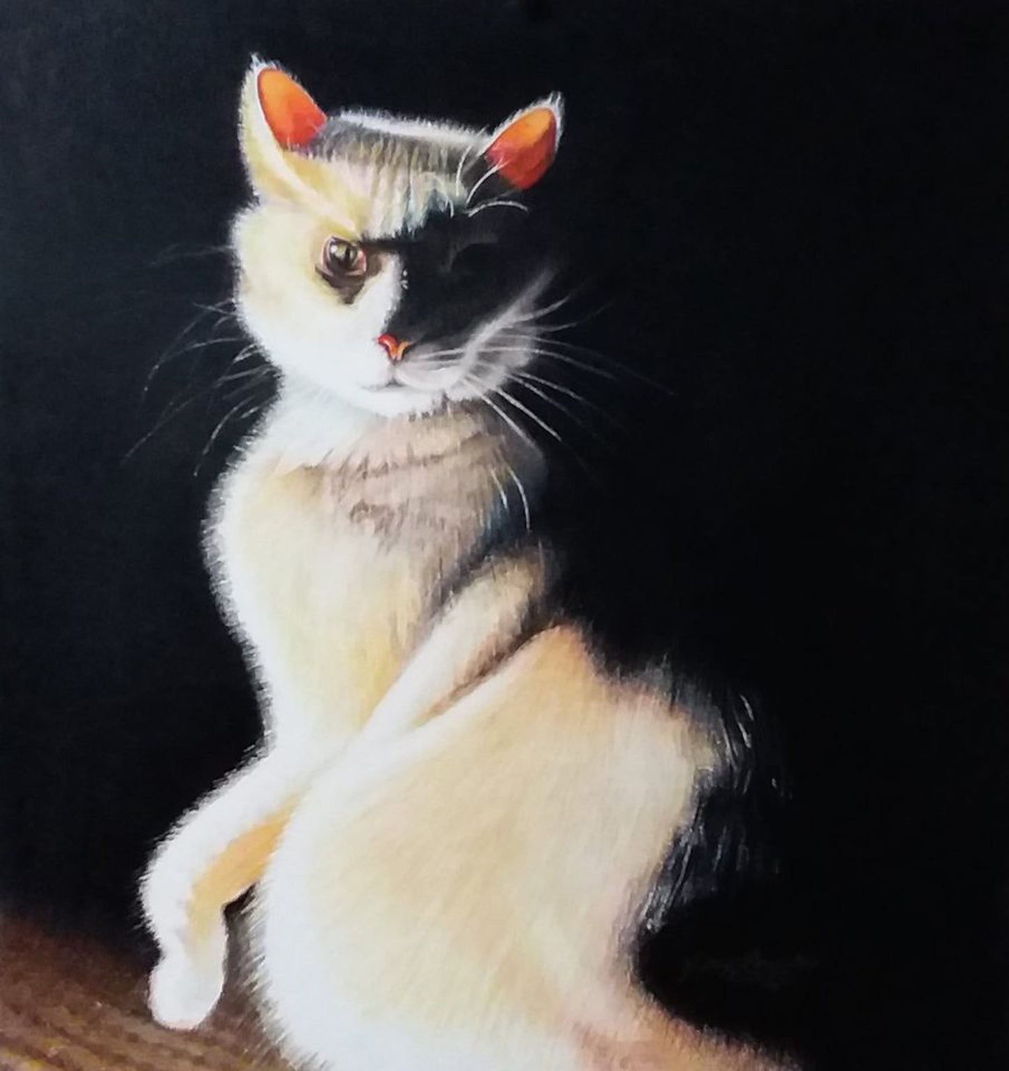 "Do You MIND?!" by Jennifer Carpenter - colored pencil reproduction