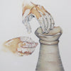 "Earthenware" by Jennifer Carpenter - colored pencil reproduction