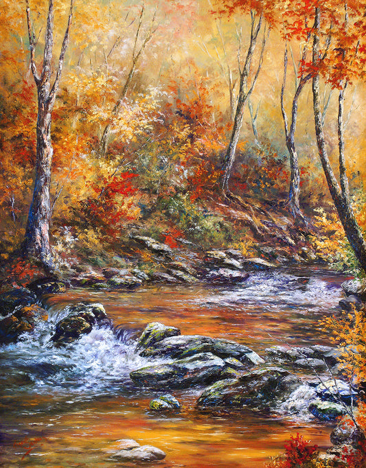 "Golden Reflections" by J K (Karen) Phillips Sewell, Fine Art Reproduction